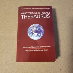3/$15 Webster's New Pocket Thesaurus Mini Book